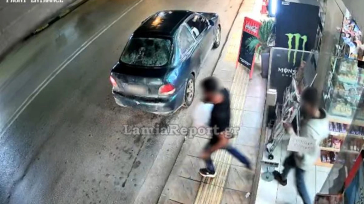 Έκλεψαν τα ψώνια από το μίνι μάρκετ στη Λαμία και παραλίγο να προκαλέσουν και τροχαίο