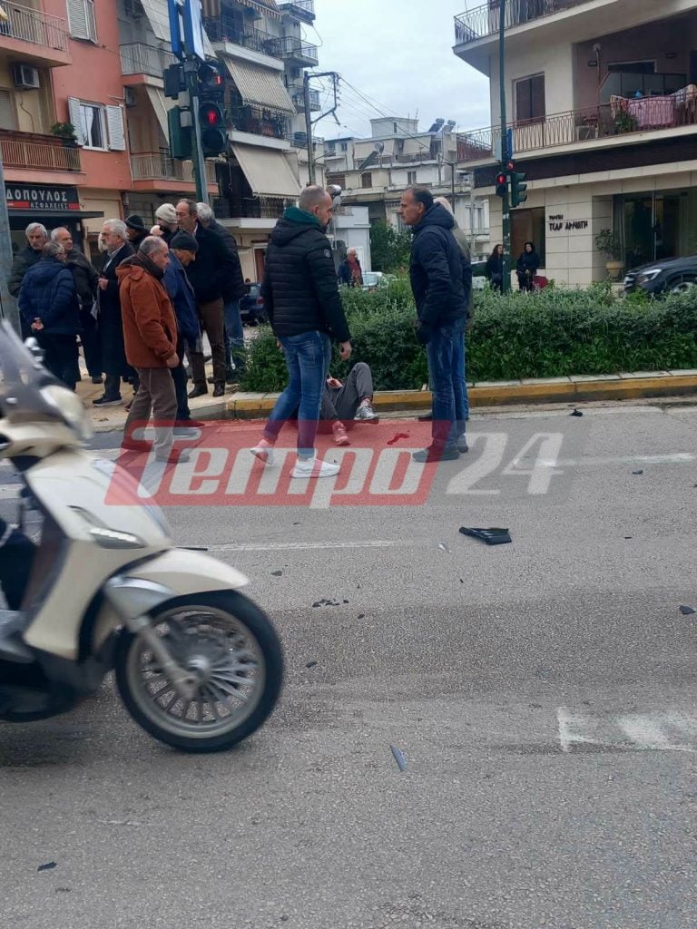 Πάτρα: Τροχαίο με τραυματία στην οδό Καλαβρύτων-ΦΩΤΟ