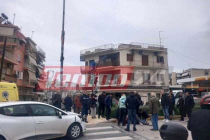 Πάτρα: Τροχαίο με τραυματία στην οδό Καλαβρύτων-ΦΩΤΟ