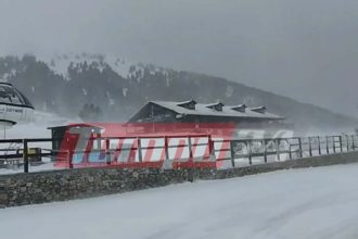 Χιονοθύελλα στο χιονοδρομικό κέντρο Καλαβρύτων (ΦΩΤΟ & ΒΙΝΤΕΟ)
