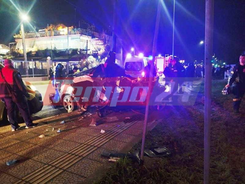 ΕΚΤΑΚΤΟ - Ασύλληπτη τραγωδία στην Πάτρα: Δύο νεκροί νεαρής ηλικίας μετά από σοκαριστικό τροχαίο στην Παραλία (ΦΩΤΟ)