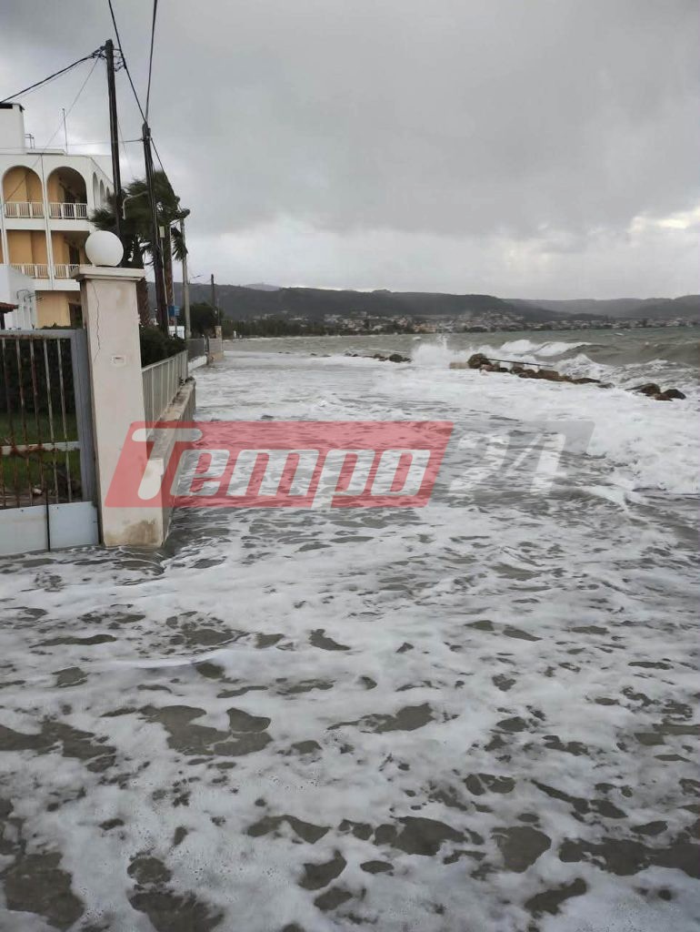 Μονοδένδρι: Ο δρόμος έγινε “ένα” με τη θάλασσα - ΦΩΤΟ