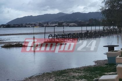 Κακοκαιρία στην Πάτρα: Απόκοσμες εικόνες στην παραλιακή του Ρίου - Η θάλασσα "μπήκε" στα σπίτια -ΦΩΤΟ