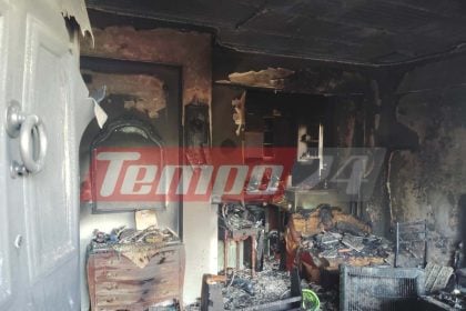 ΕΚΤΑΚΤΟ - Πάτρα: Ένας νεκρός από φωτιά σε σπίτι στον Καστελλόκαμπο (ΦΩΤΟ)