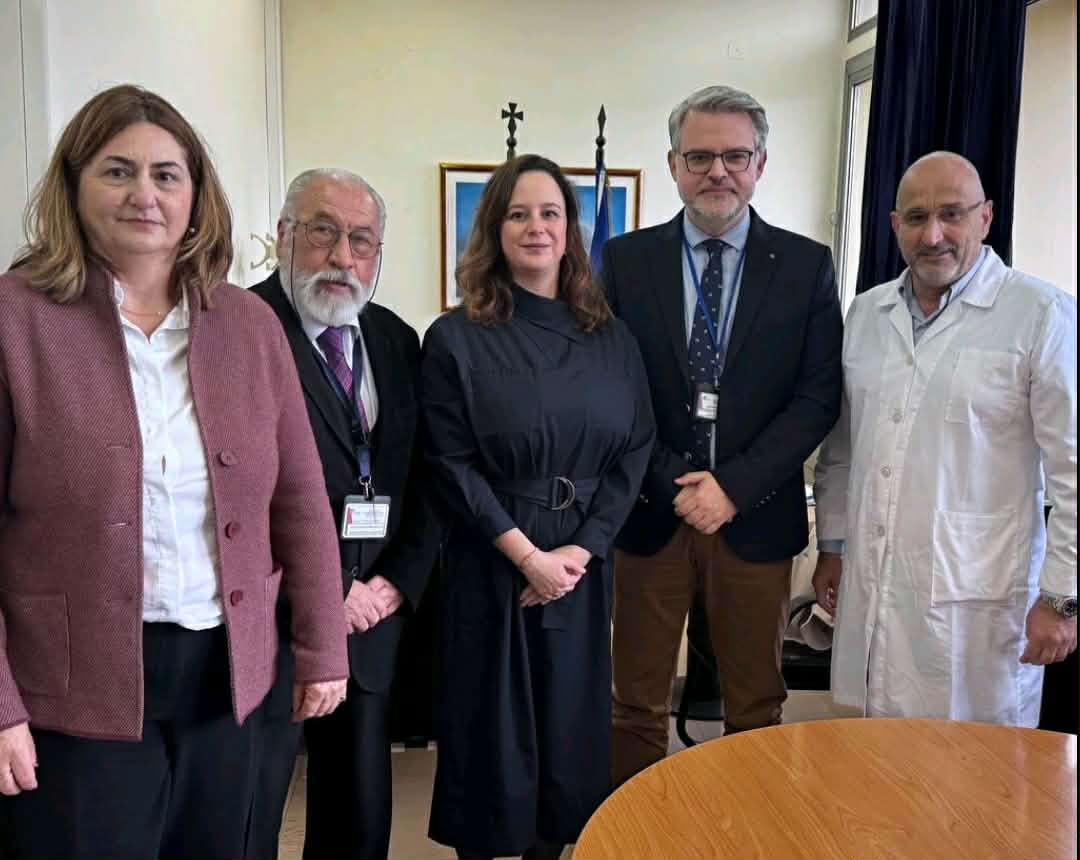 Πάτρα: Συνάντηση της Προξένου της Γαλλίας με τη διοίκηση του νοσοκομείου Αγ. Ανδρέας