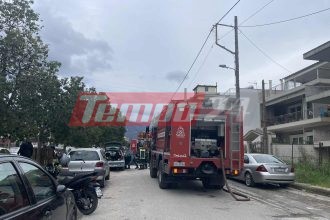 Πάτρα: Φωτιά σε αυτοκίνητο στου Ταραμπούρα