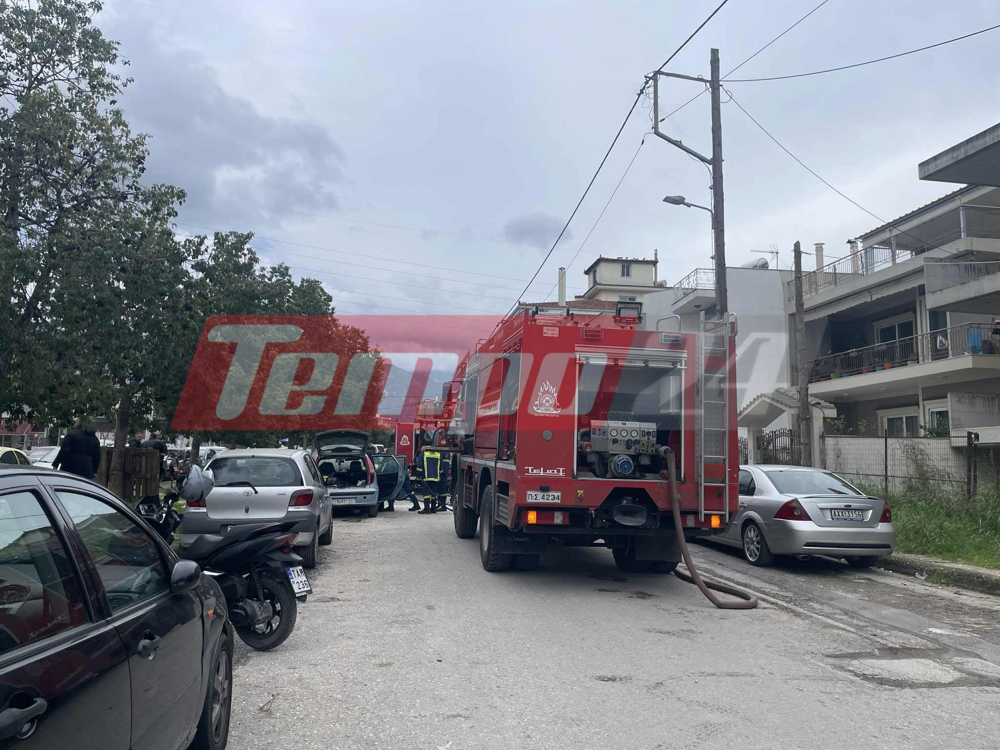 Πάτρα: Φωτιά σε αυτοκίνητο στην Ταραμπούρα