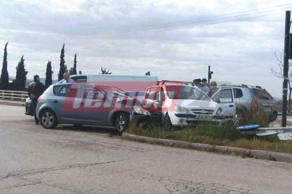 Πάτρα: Κι άλλο τροχαίο στη διασταύρωση-καρμανιόλα - Ένας τραυματίας (ΦΩΤΟ)