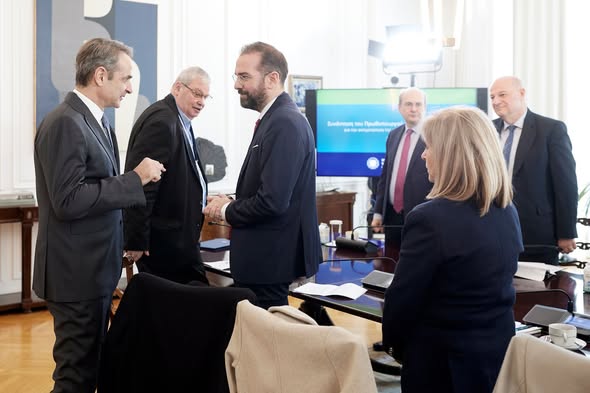 Τι συζήτησαν Νεκτάριος Φαρμάκης και Κυριάκος Μητσοτάκης