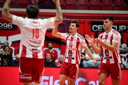 Ολοκλήρωσε τη δουλειά στην έδρα της Άπελντοορν και έκλεισε θέση στους «16» του CEV Cup ο Ολυμπιακός