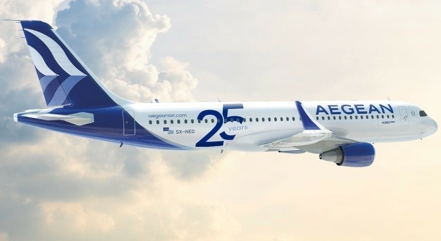 AEGEAN: Aπό τις πρωινές ώρες της Δευτέρας 5 Ιανουαρίου η σταθεροποίηση στις πτήσεις