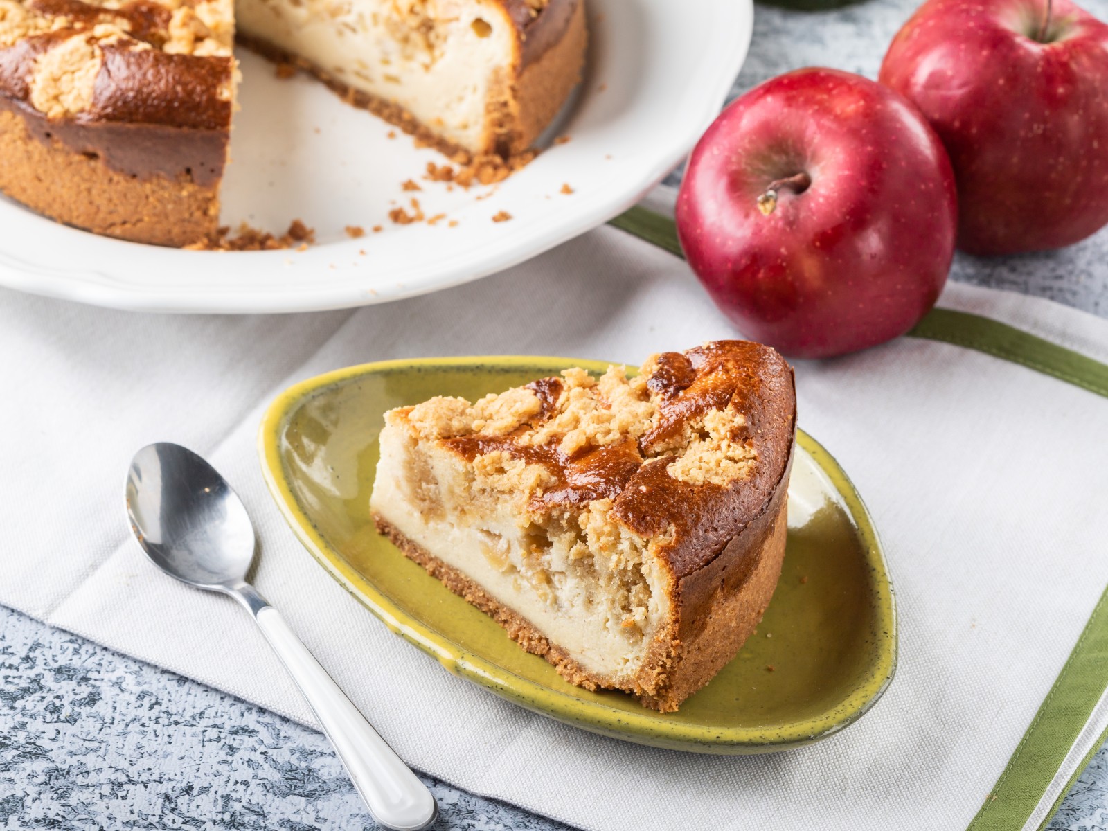 Cheesecake μήλου