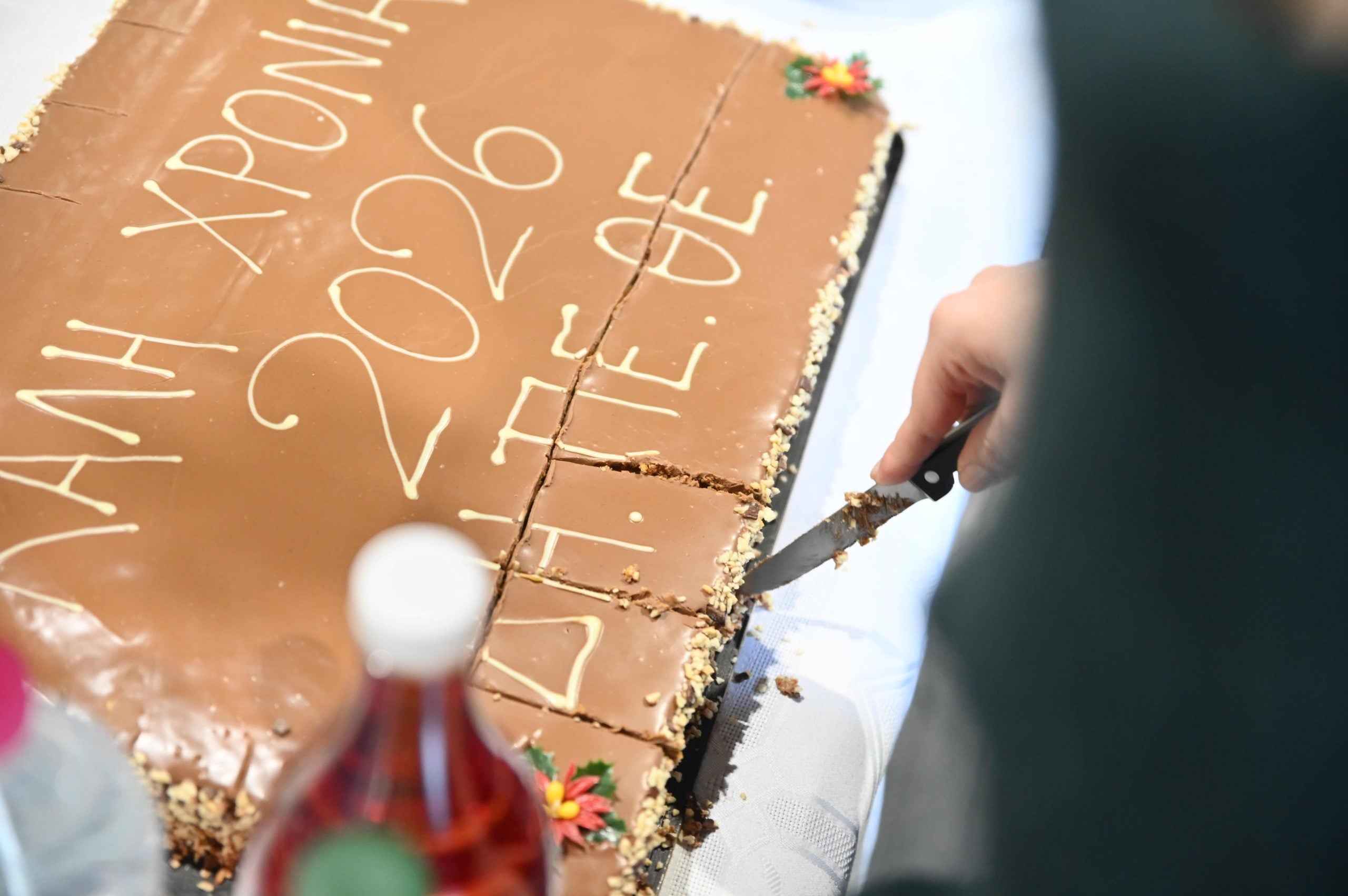 Το ΔΗ.ΠΕ.ΘΕ. Πάτρας έκοψε Βασιλόπιτα