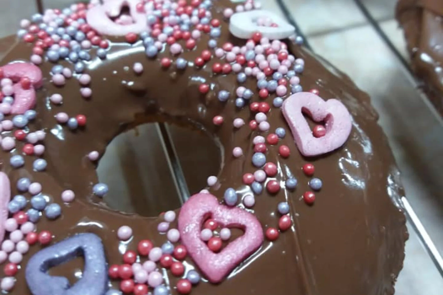 Donuts με σοκολάτα