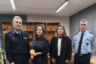 Η Πρόξενος της Γαλλίας στην Αστυνομική Διεύθυνση Δυτικής Ελλάδας 