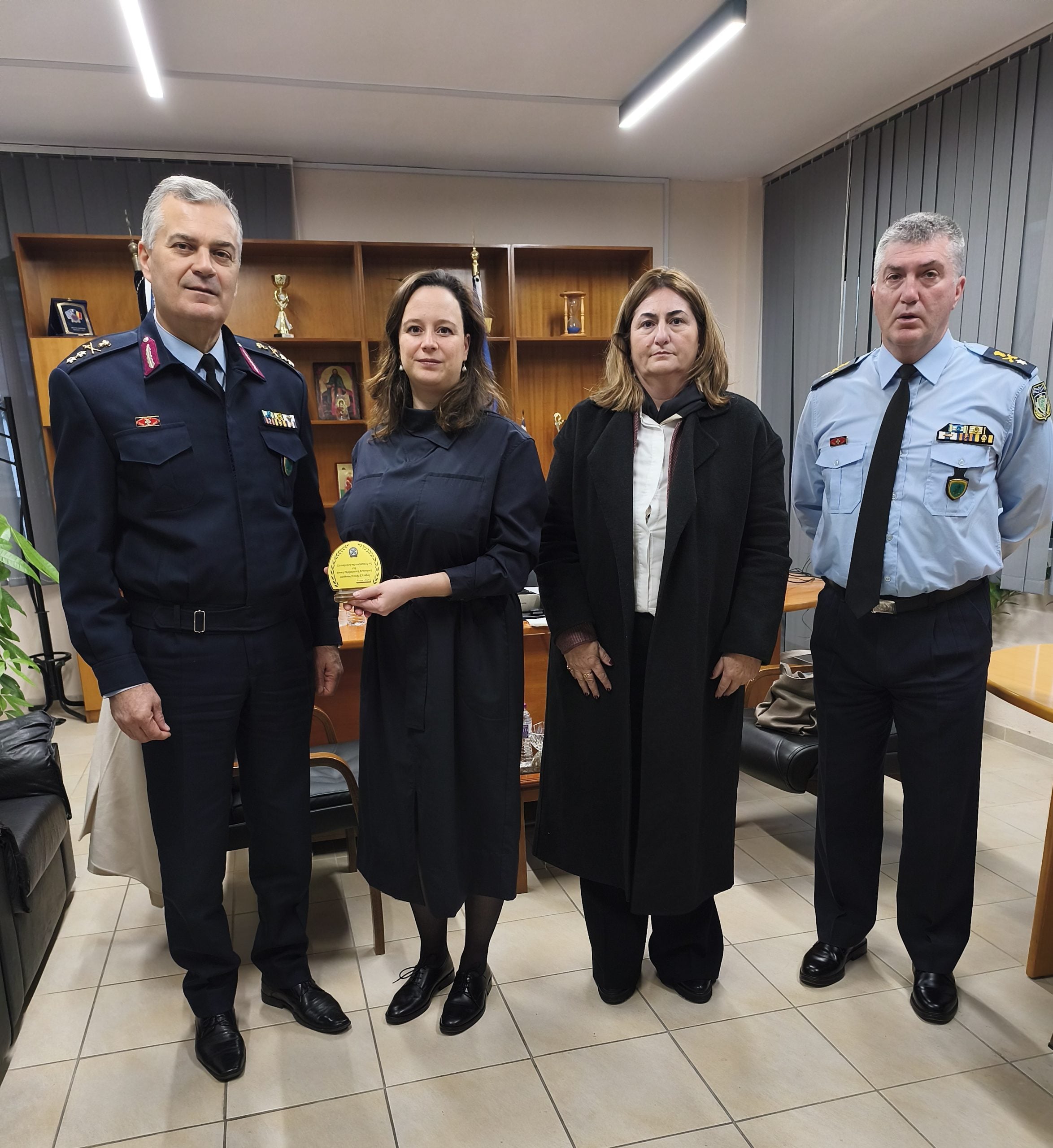 Η Πρόξενος της Γαλλίας στην Αστυνομική Διεύθυνση Δυτικής Ελλάδας 