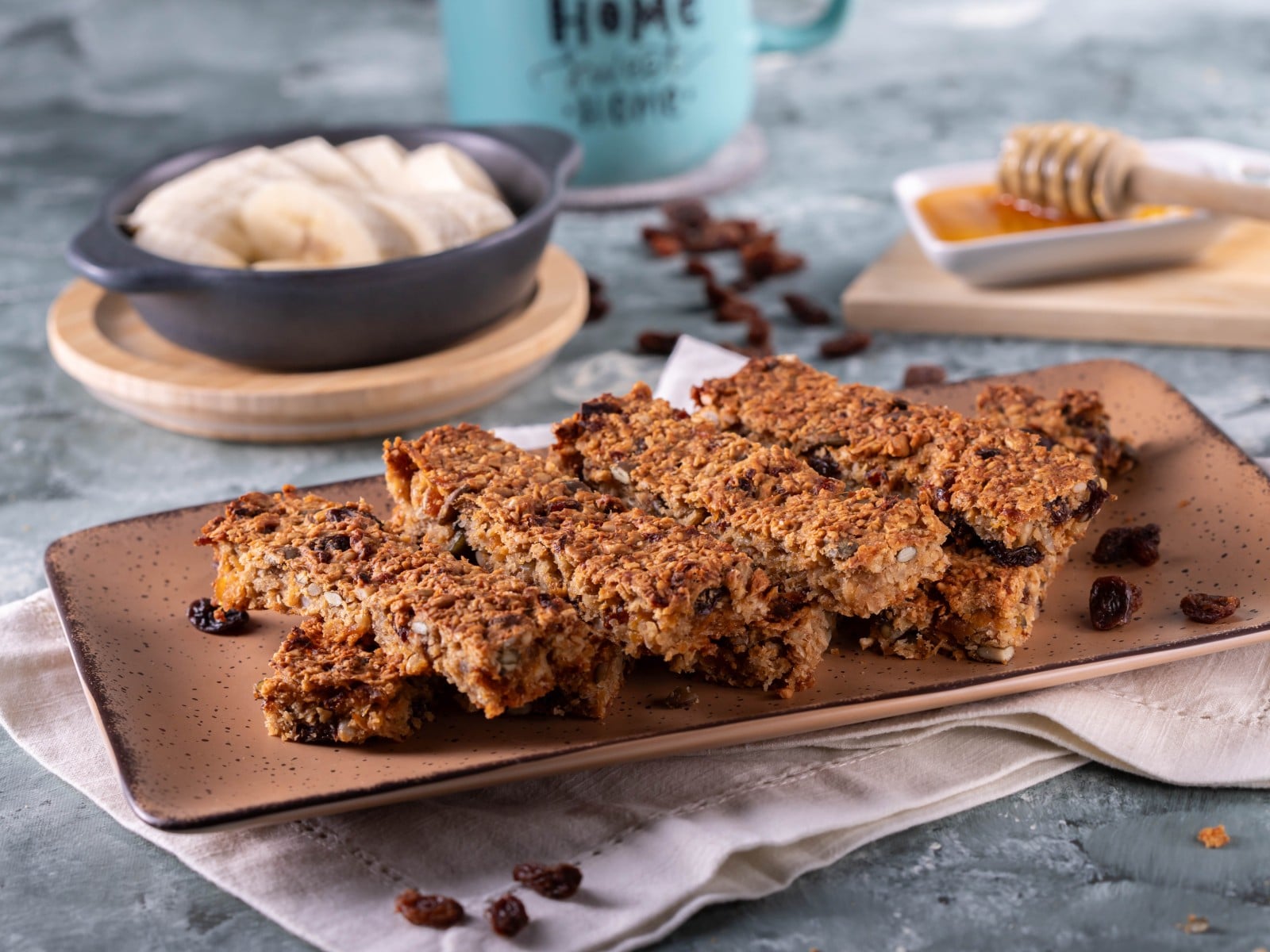 Μπάρες βρώμης με φρούτα