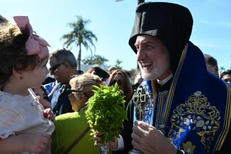 Ο Αρχιεπίσκοπος Αμερικής, Ελπιδοφόρος στον Αγιασμό των υδάτων στη Φλόριντα