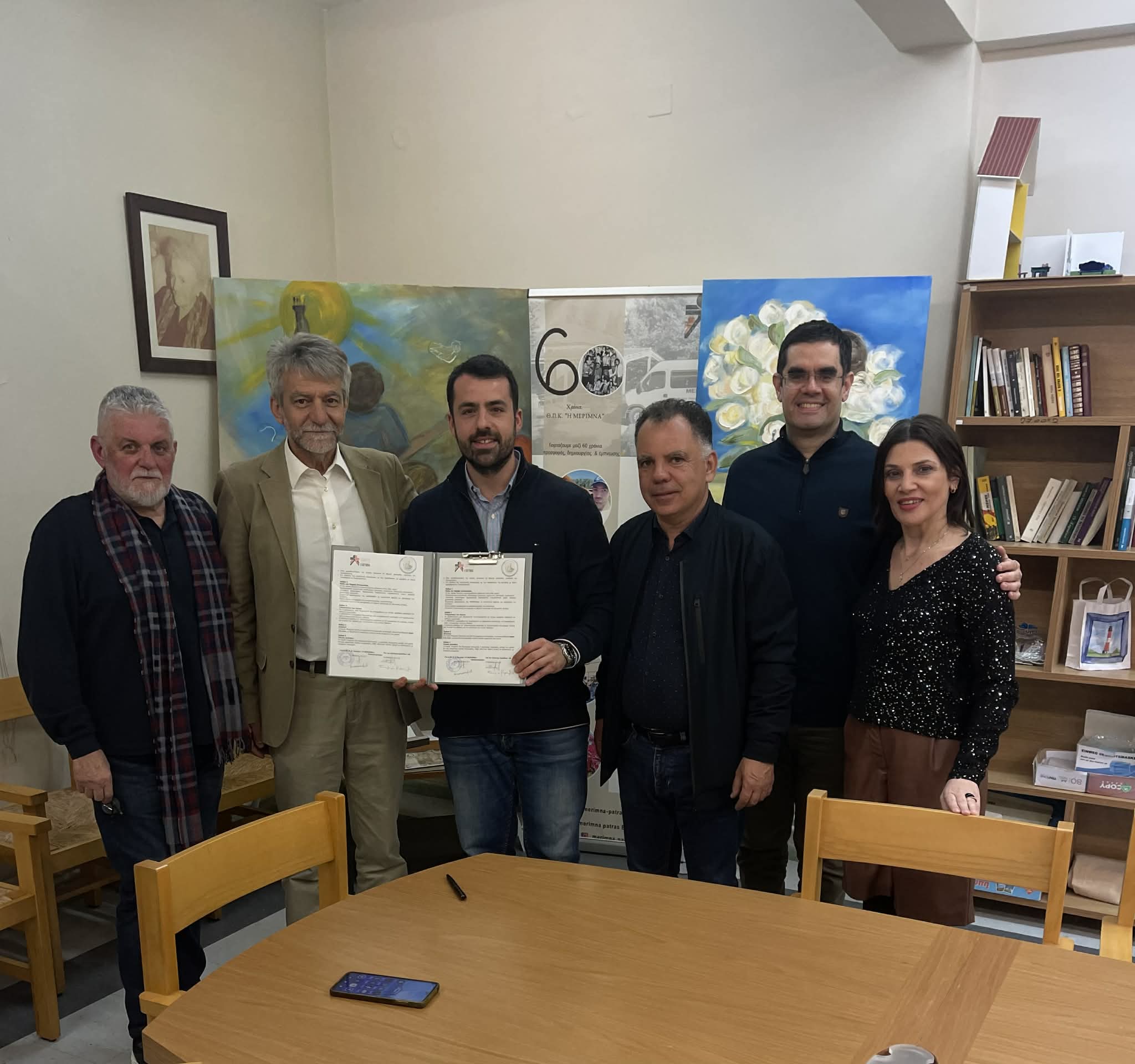 Μνημόνιο Συνεργασίας υπέγραψε ο Σύλλογος Αρκάδων Πάτρας με την «ΜΕΡΙΜΝΑ»