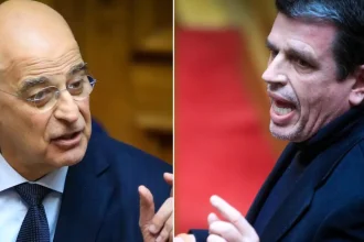 Η «γαλάζια» κόντρα Καιρίδη – Δένδια συνεχίστηκε και στο καφενείο της Βουλής: «Εγώ δεν είμαι Μπογδάνος»