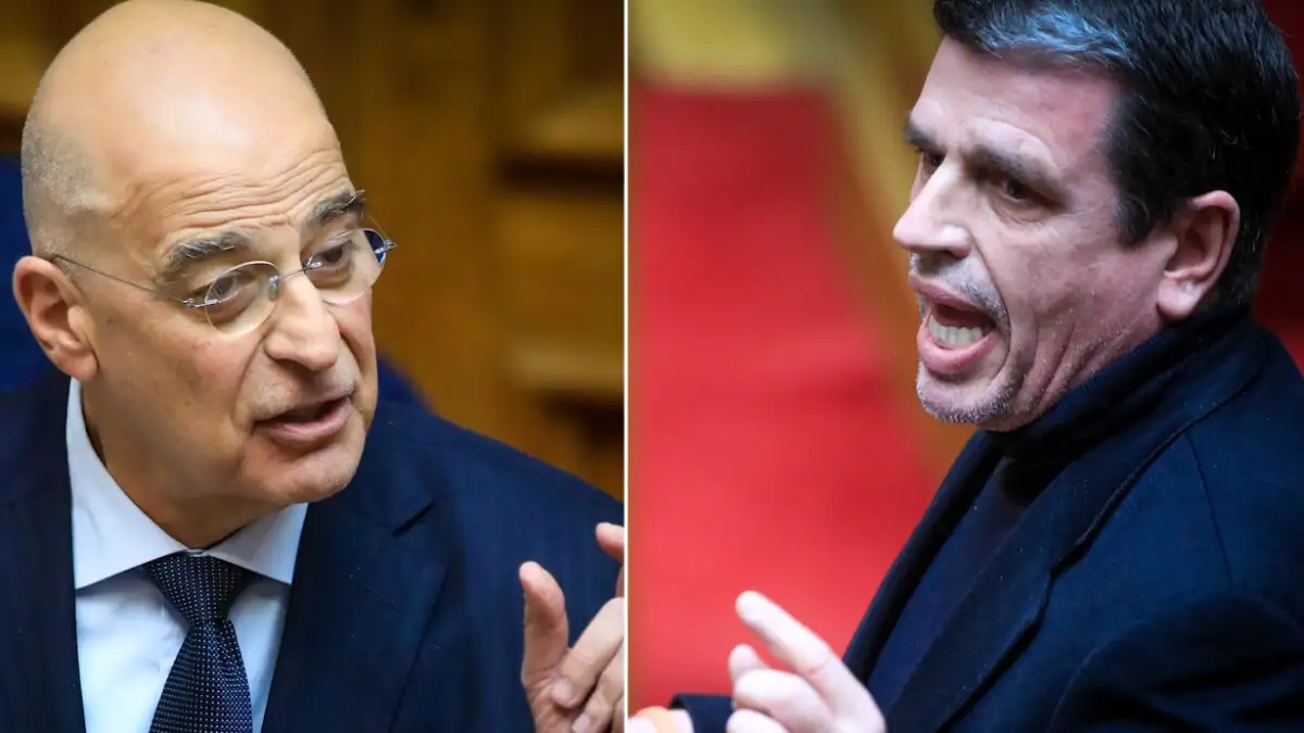 Η «γαλάζια» κόντρα Καιρίδη – Δένδια συνεχίστηκε και στο καφενείο της Βουλής: «Εγώ δεν είμαι Μπογδάνος»