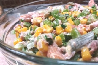 Μακαρονοσαλάτα με τόνο και λαχανικά