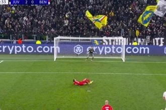 Γλίστρησε και αστόχησε σε πέναλτι ο Παυλίδης κόντρα στη Γιουβέντους