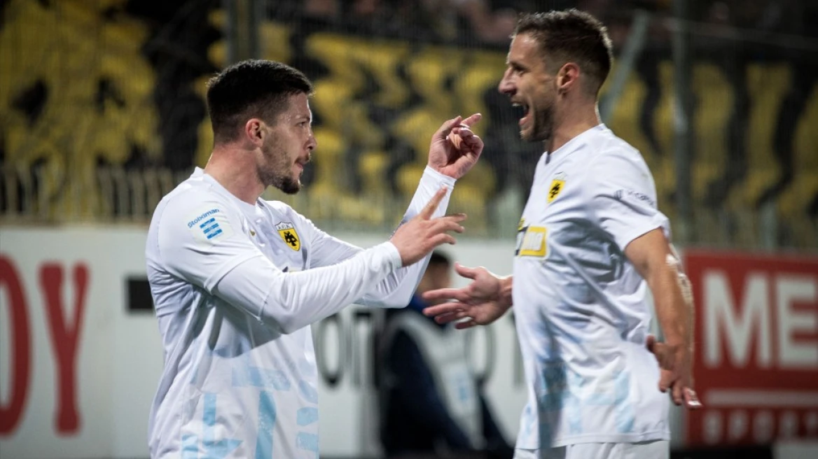 Αστέρας Τρίπολης – ΑΕΚ 0-1: Διπλό κορυφής με Γιόβιτς και Στρακόσα