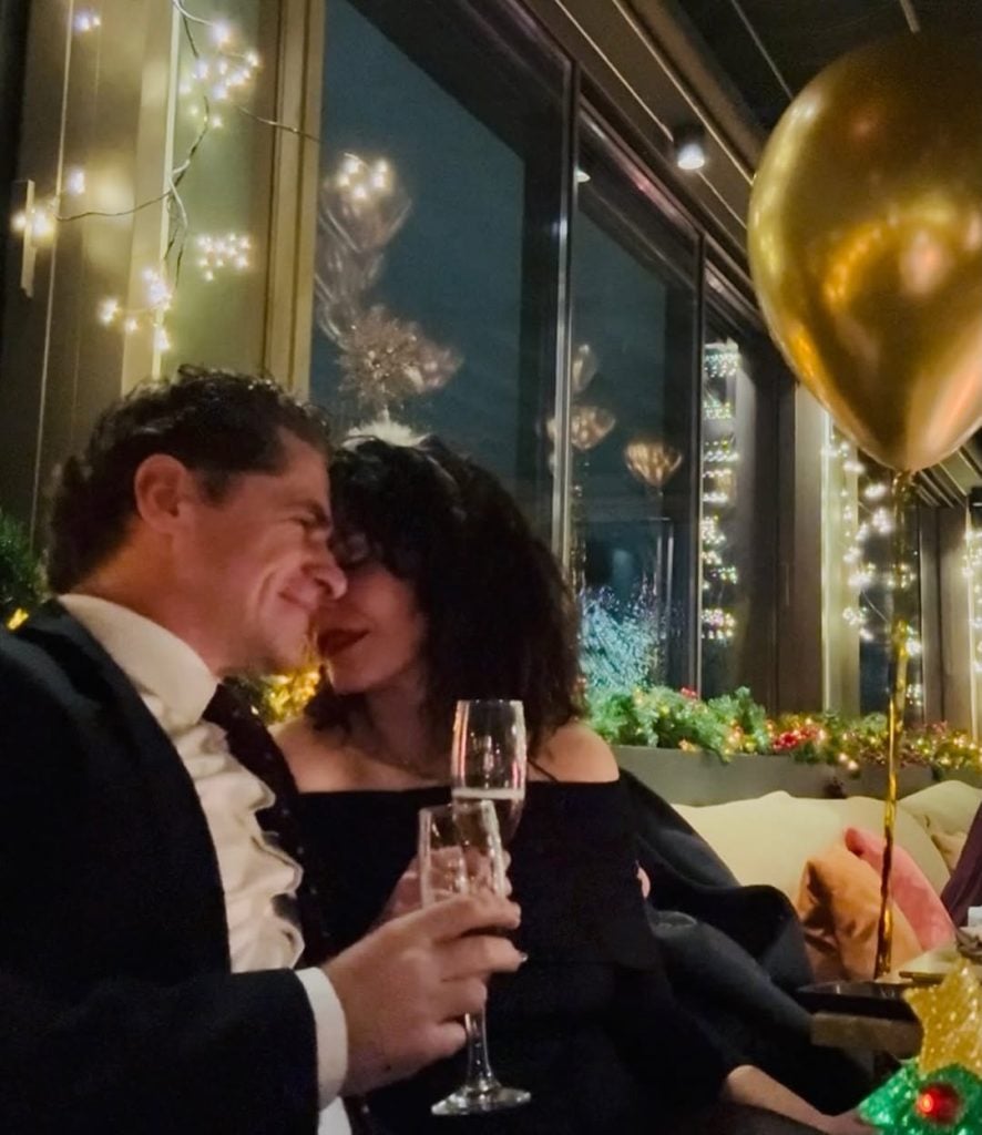 Δημήτρης Λάλος – Μαριλίτα Λαμπροπούλου: Υποδέχτηκαν μαζί το νέο έτος