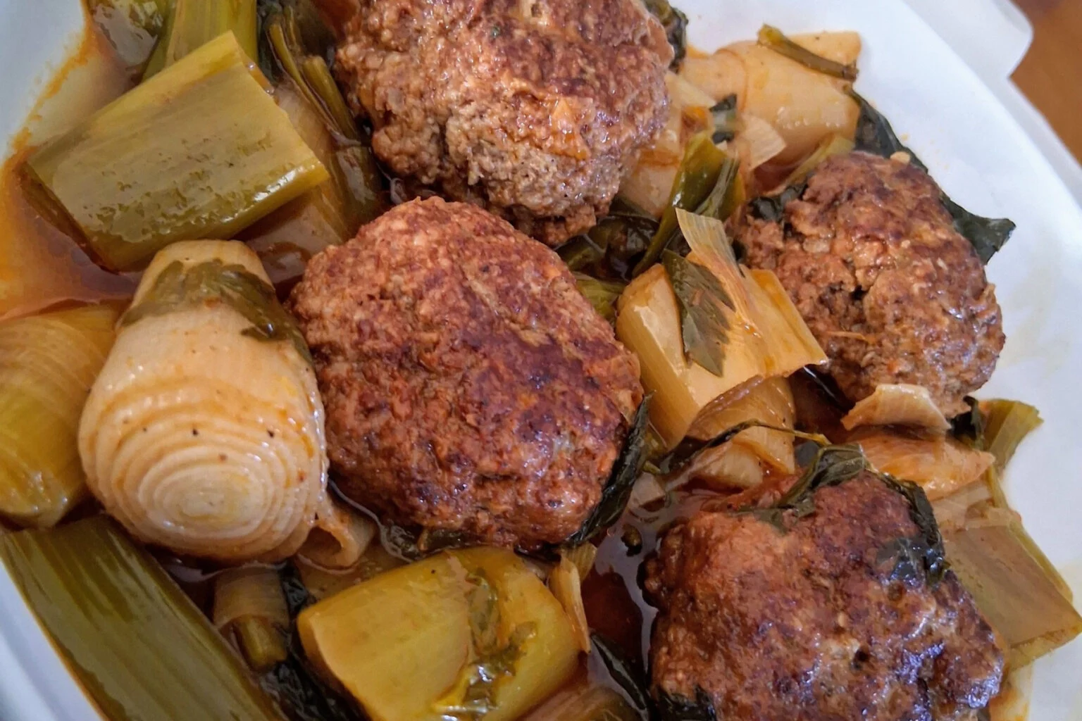 Κεφτεδάκια με πράσα