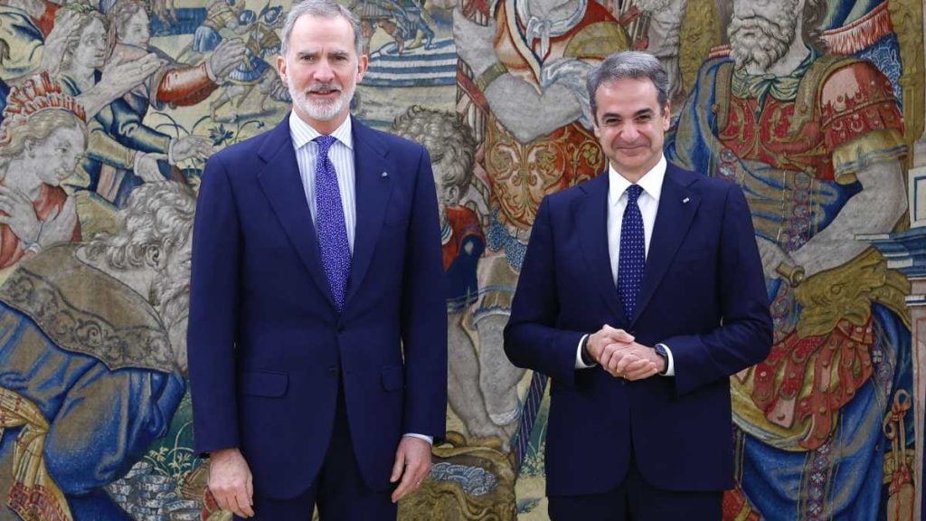 Ισπανία: Συνάντηση Κυριάκου Μητσοτάκη με τον Βασιλιά Φελίπε