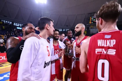 Η βαθμολογία της GBL μετά την ολοκλήρωση του πρώτου γύρου με τον Ολυμπιακό στην κορυφή