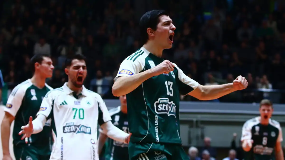 Παναθηναϊκός – Ολυμπιακός 3-0: «Πράσινη» ρεβάνς με επιβλητική νίκη στη Volley League