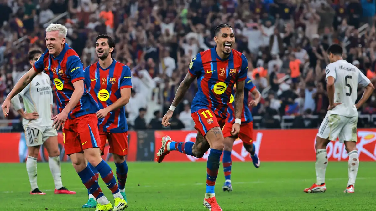 Μπαρτσελόνα – Ρεάλ Μαδρίτης 3-2: Ο Ραφίνια έδωσε στους Καταλανούς το Super Cup Ισπανίας