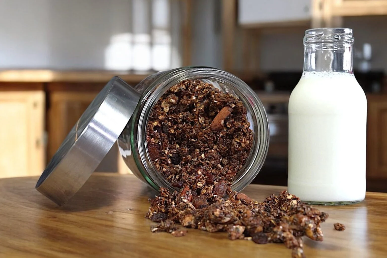 Γκρανόλα σοκολάτα χωρίς ζάχαρη