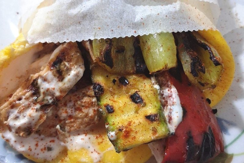 Πρωτεϊνούχο πιτόγυρο