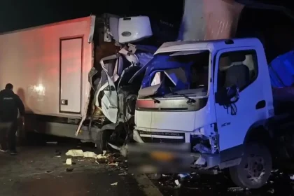 Τροχαίο με φορτηγά στον Κηφισό – 2 τραυματίες