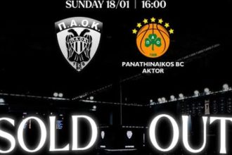 Εξαντλήθηκαν τα εισιτήρια για το ΠΑΟΚ-Παναθηναϊκός