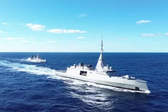 Belharra: Η φρεγάτα «Κίμων» εν πλω προς τον Ναύσταθμο Σαλαμίνας - Βίντεο