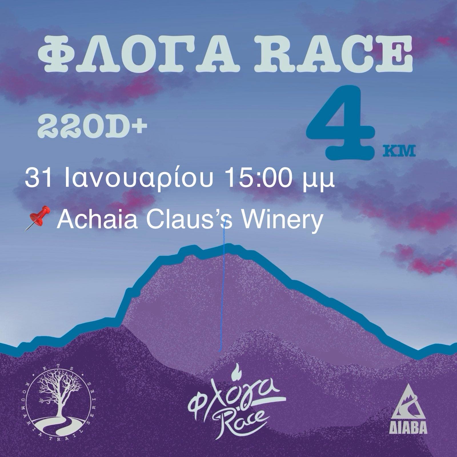 Floga Race 4Km, 31 Ιανουαρίου στην Πάτρα