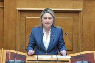 Χριστίνα Αλεξοπούλου: Αναφορά στη Βουλή για την ενίσχυση της Αστυνομίας στην Αχαΐα