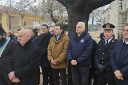 Ο Φωκίων Ζαΐμης στο μνημόσυνο για τις εκτελέσεις Ελλήνων ηρώων από τους Γερμανούς στα Σελλά