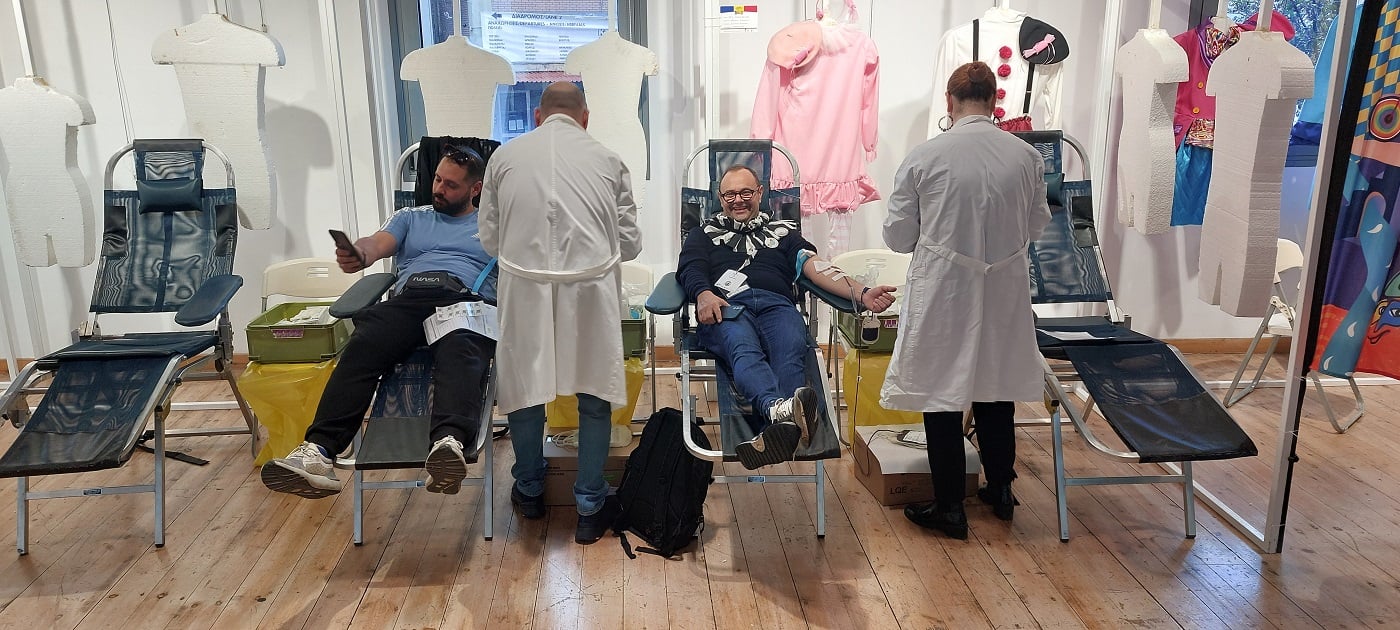 Δράση εθελοντικής αιμοδοσίας από την ΚΕΔΗΠ-Καρναβάλι Πάτρας και την οργανωτική ομάδα του Κρυμμένου Θησαυρού (ΦΩΤΟ)