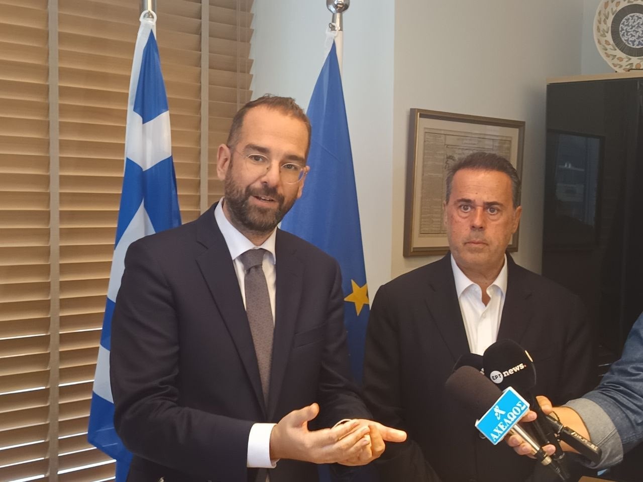 Επίσκεψη Παπασταύρου στην Περιφέρεια: «Ανοιχτός ορίζοντας» για τις Ενεργειακές Κοινότητες με ολοκλήρωση του θεσμικού πλαισίου