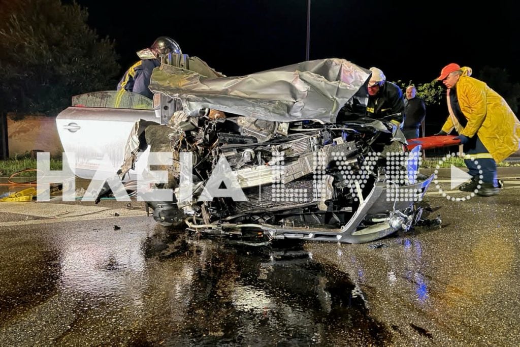 Σε κρίσιμη κατάσταση στο Ρίο δύο τραυματίες από το τροχαίο στην Ηλεία - Εικόνες σοκ (ΒΙΝΤΕΟ)