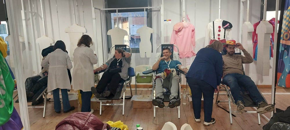 Δράση εθελοντικής αιμοδοσίας από την ΚΕΔΗΠ-Καρναβάλι Πάτρας και την οργανωτική ομάδα του Κρυμμένου Θησαυρού (ΦΩΤΟ)