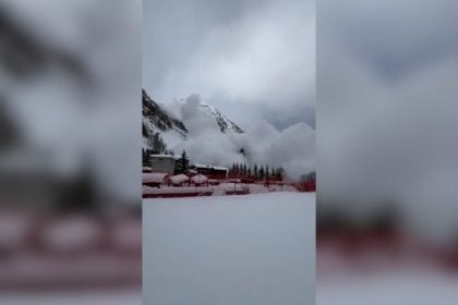 Χιονοστιβάδα στην κοιλάδα της Αόστα