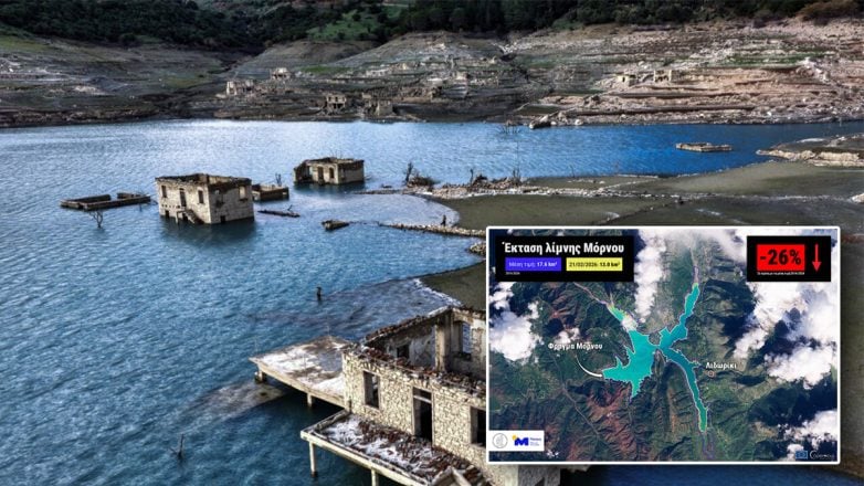 Εντυπωσιακή αύξηση των αποθεμάτων νερού σε Μόρνο, Εύηνο και Μαραθώνα