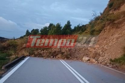 Ηλεία: Νέα μεγάλη κατολίσθηση-ΦΩΤΟ