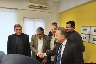 Ο Κώστας Σβόλης στη σύσκεψη της ΠΕΔ Δυτικής Ελλάδας με Γραφάκο